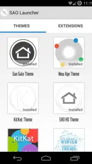 SAO Launcher captura 3