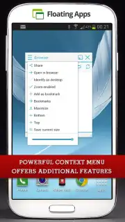 Floating Apps captura 10
