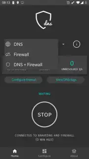 Rethink: DNS + Firewall captura 2