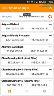 DNS Smart Changer captura 1