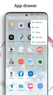 Cool S20 Launcher Galaxy OneUI captura 4
