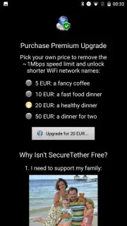 SecureTether WiFi captura 1