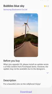 Galaxy Themes captura 3