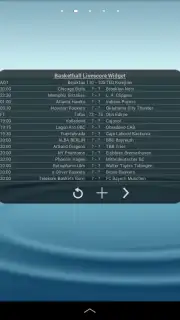 Basketball Livescore Widget captura 7