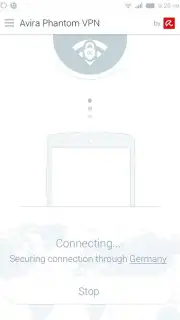 Avira Phantom VPN captura 2