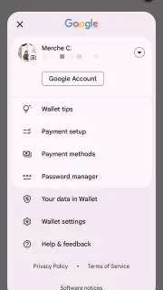 Google Wallet captura 6