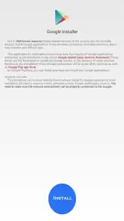 Google Installer captura 1