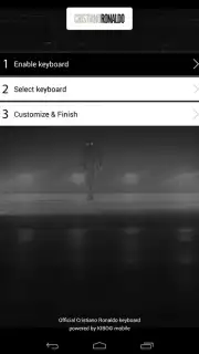 Cristiano Ronaldo Official Keyboard captura 7