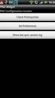 VPNC Widget captura 3