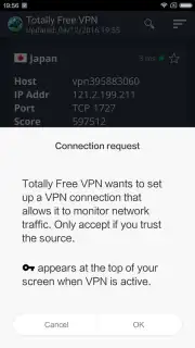 Totally Free VPN captura 4