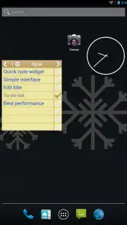 Note To Do. Widget captura 3