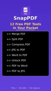 SnapPDF — PDF Tools captura 3