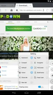 Du Browser for Tablet captura 2