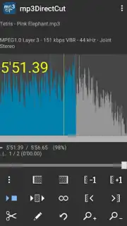 mp3DirectCut captura 3
