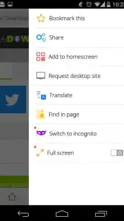 CM Browser captura 4