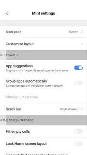 Mint Launcher captura 4