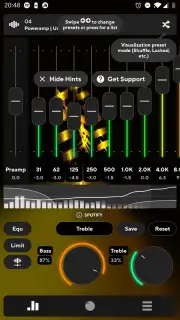 Poweramp Equalizer captura 5