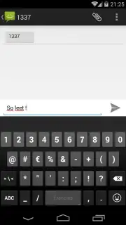SMS Messaging (AOSP) captura 3