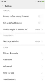 Mint Browser captura 8