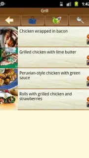 Chicken recipes captura 3