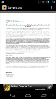ThinkFree Office Mobile Viewer captura 4