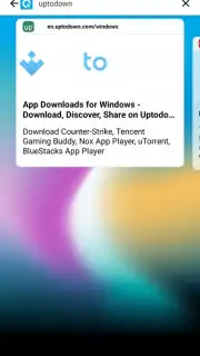 Cliqz Browser captura 2