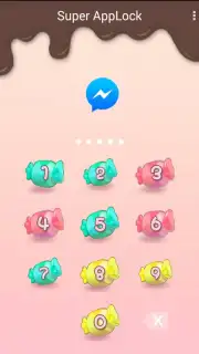 AppLock Theme Candy Sweety captura 6