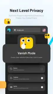 Pawxy: Private VPN Browser captura 2