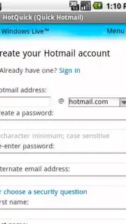 HotQuick (Quick Hotmail) captura 2