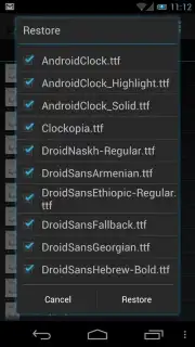 Font Installer captura 13