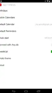 Cal: Any.do Calendar captura 1