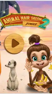 Jungle Animal Hair Salon 2 captura 1