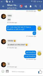 Lite Messenger FB captura 9