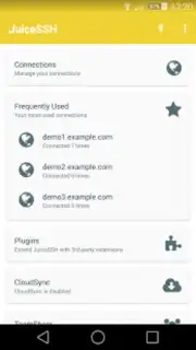 JuiceSSH captura 3