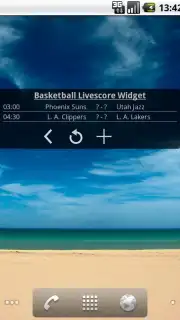 Basketball Livescore Widget captura 11