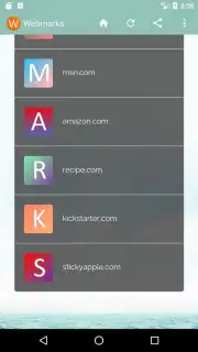 Webmarks captura 2