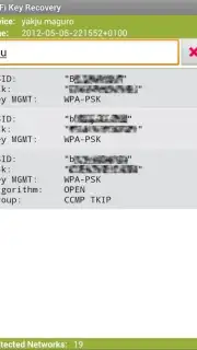 WiFi Key Recovery captura 3