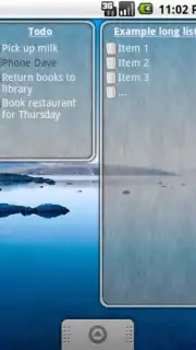 To-Do List Widget captura 2