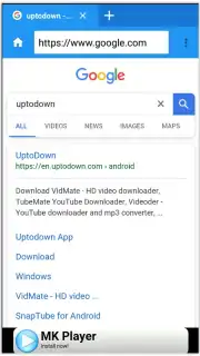 Goo Internet Browser captura 7