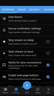 Screen Stream over HTTP captura 3