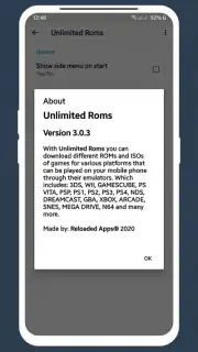 Unlimited Roms captura 3