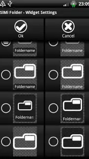 SiMi Folder Widget captura 4