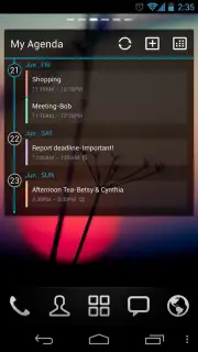 GO Calendar Widget captura 5