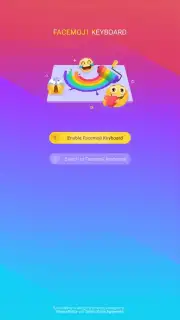 Facemoji Keyboard captura 1