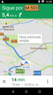 Navigation for Google Maps Go captura 3