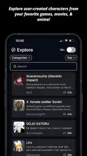 Charstar: AI Character Chat captura 3