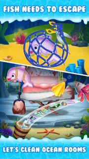 Newborn mermaid baby care game captura 4