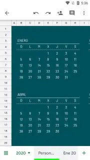 Google Sheets captura 7