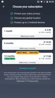 AVG Secure VPN captura 1