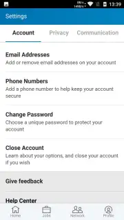 LinkedIn Lite captura 1